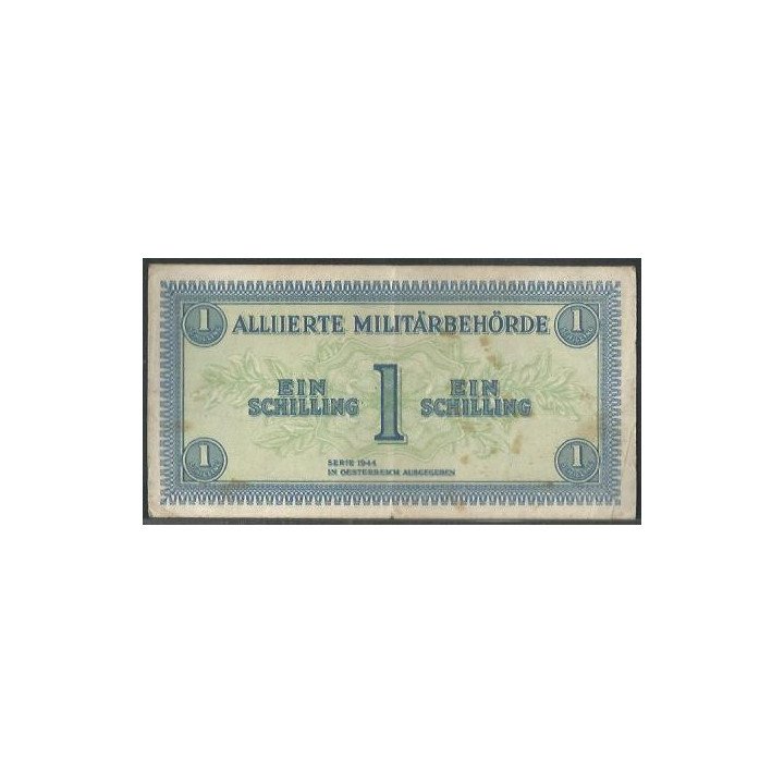 Austria - Ocupacion Aliada WWII 1 Shilling 1944 P103b