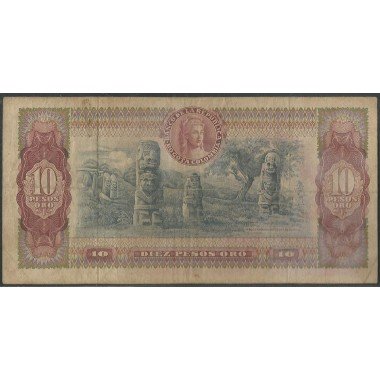 Billete de 10 Pesos 20 Jul 1965 BGW182