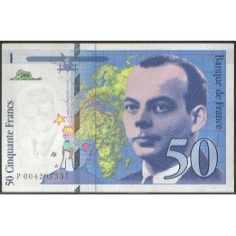 Francia 50 Francs 1992 P157a
