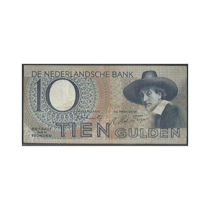 Holanda 10 Gulden 29 Ene 1944 P59