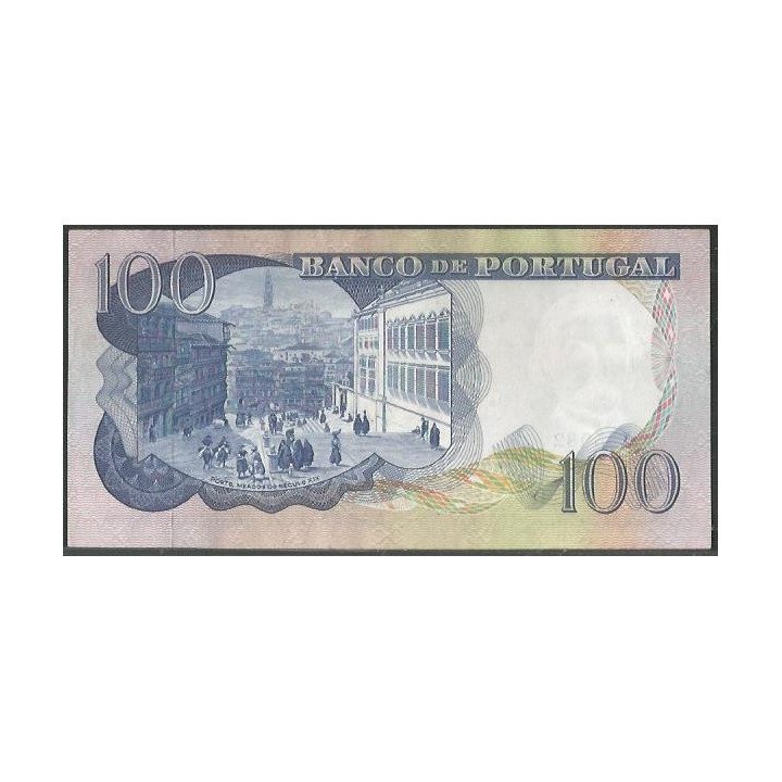 Portugal 100 Escudos 20 Sep 1978 P169b reverso