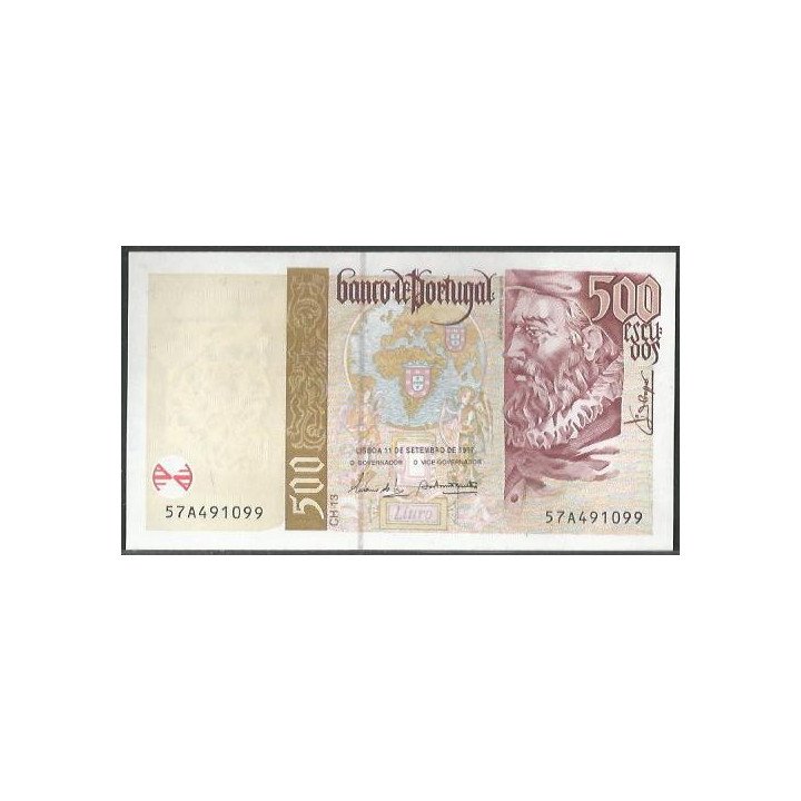 Portugal 500 Escudos 11 Sep 1997 P187b