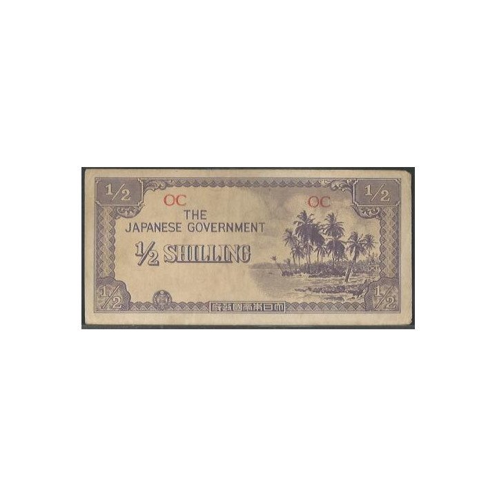 Oceania 1/2 Shillings ND1942 P1a