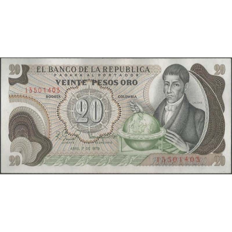 Billete de 20 Pesos 1 Abr 1979 BGW238