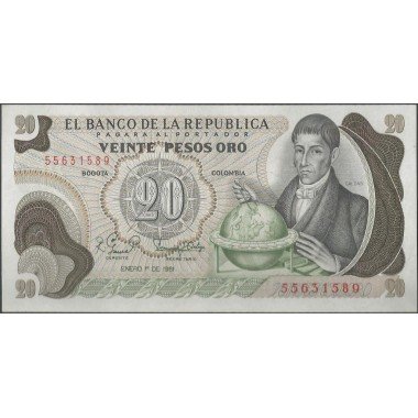 Billete de 20 Pesos 1 Ene 1981 BGW240