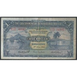 Trinidad y Tobago 1 Dollar 1 May 1942 P5c