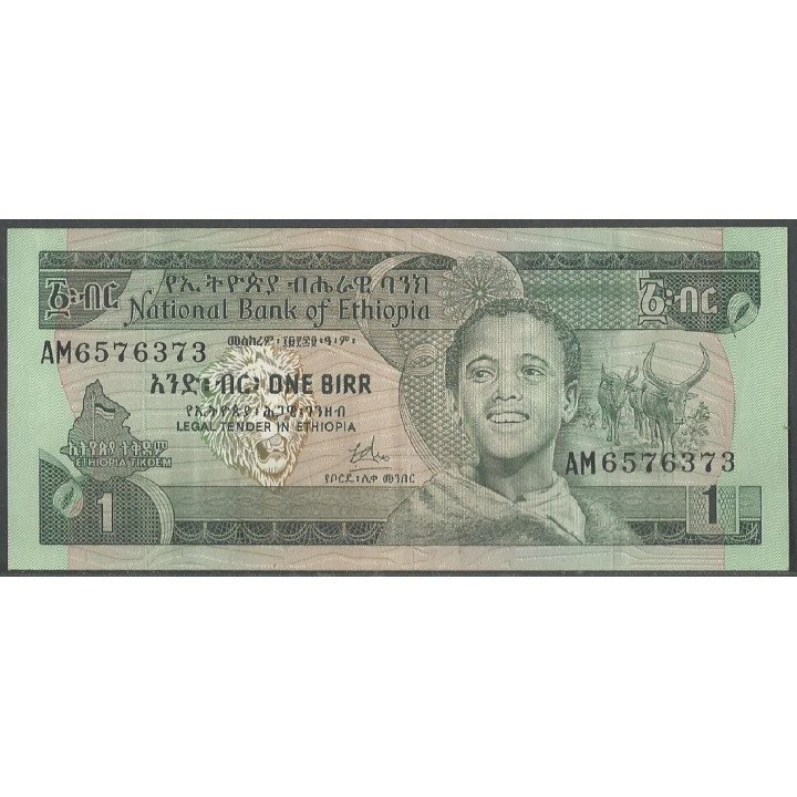Etiopia 1 Birr 1976 Firma 1 P30a