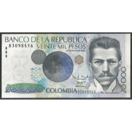 Billete de 20.000 Pesos 14 May 2002 BGW718
