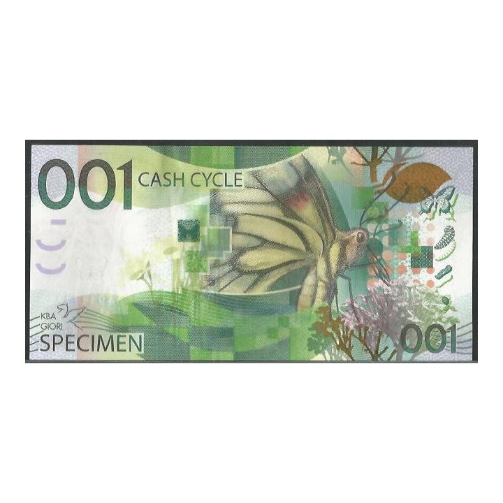 KBA Giori 001 Cash Cycle Specimen ND reverso