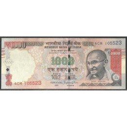 India 1.000 Rupias 2016 L P107s