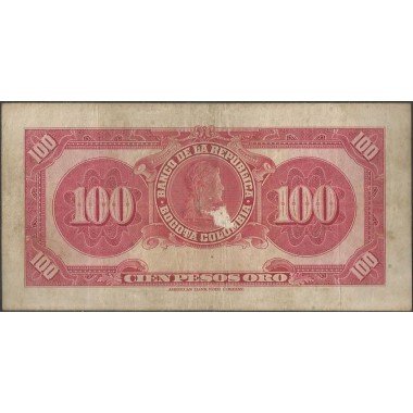 Billete de 100 Pesos 1 Ene 1950 BGW288