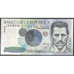 Billete de 20.000 Pesos 3 Sep 2008 BGW731