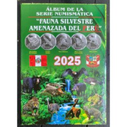 Peru Set monedas Fauna silvestre amenazada del Peru 2015
