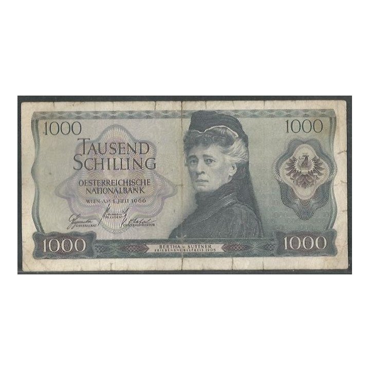 Austria 1.000 Schilling 1 Jul 1966 (70) P147a