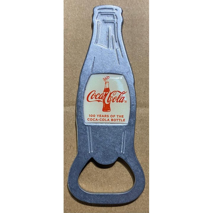 Destapador Botella Coca-Cola 100 Años de la botella 10 cm