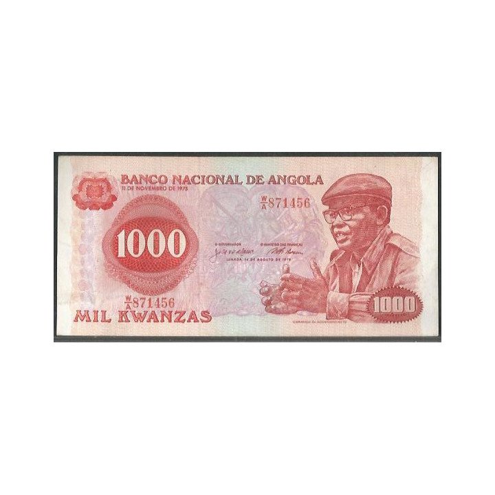 Angola 1.000 Kwanzas 10 Jun 1975 P117a