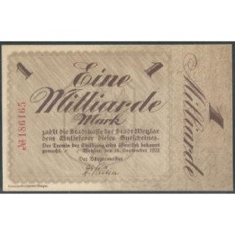 Alemania - Wetzlar 1 Millardo Mark 18 Sep 1923
