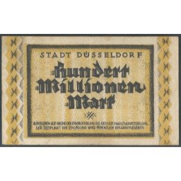 Alemania - Dusseldorf 100.000.000 Mark 15 Sep 1923