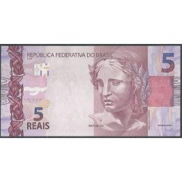 Brasil 5 Reales 2010 L P253g