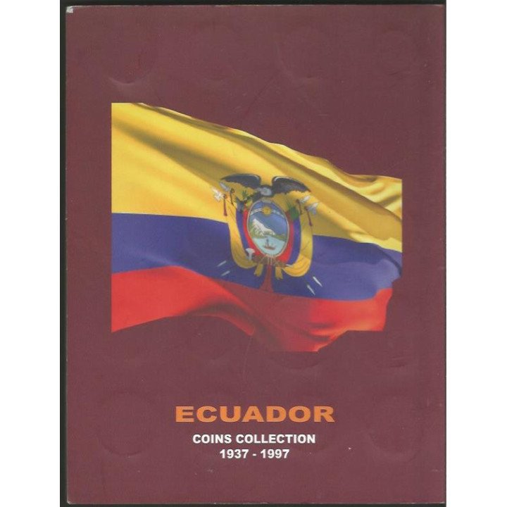 Ecuador Set monedas 1937 - 1997 reverso
