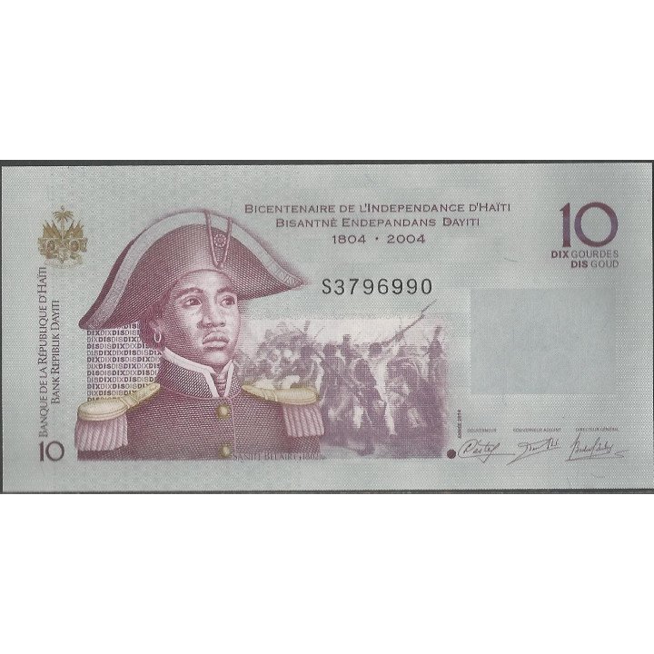 Haiti 10 Gourdes 2014 P272g