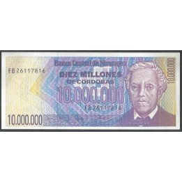 Nicaragua 10.000.000 Cordobas ND1991 P166