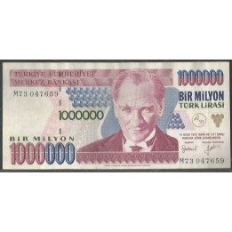 Turkya 1.000.000 Liras L1970 (1995) M P209c