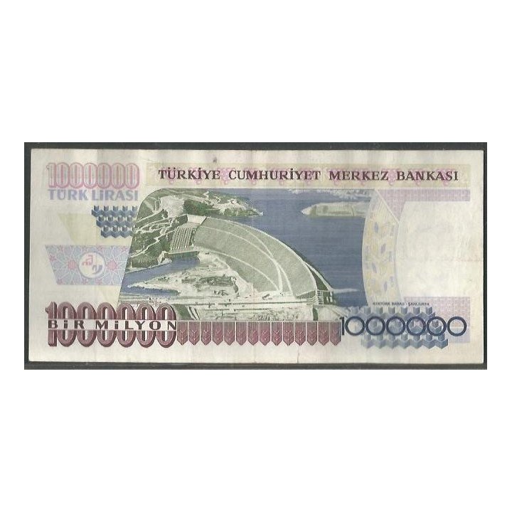 Turkya 1.000.000 Liras L1970 (1995) M P209c reverso
