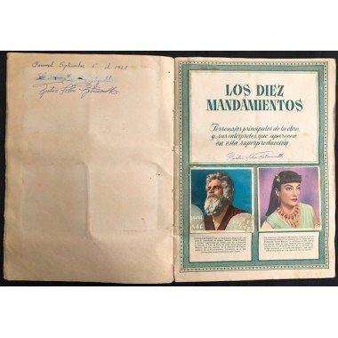 Los 10 Mandamientos Editorial Bruguera 1959