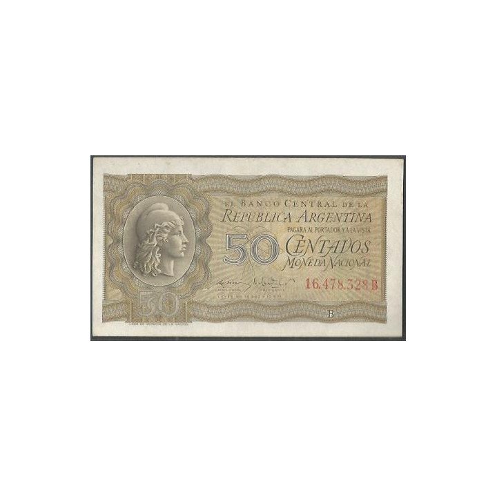Argentina 50 Centavos ND1951-56 Serie B P261