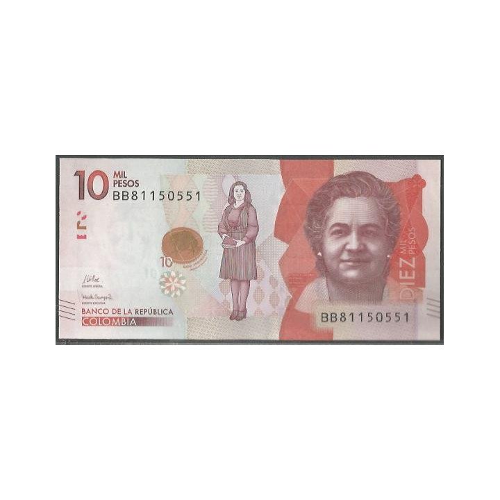 Billete de 10.000 Pesos 24 Oct 2023 BB BGWNF10-13