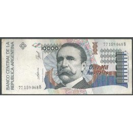 Argentina 10.000 Australes ND1989-91 Serie B P334a