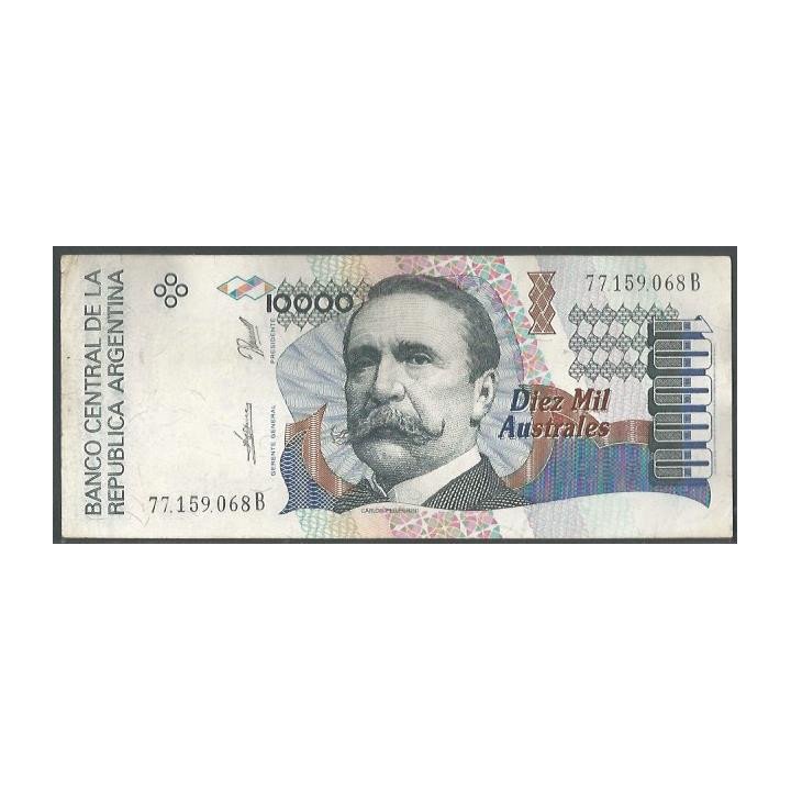 Argentina 10.000 Australes ND1989-91 Serie B P334a
