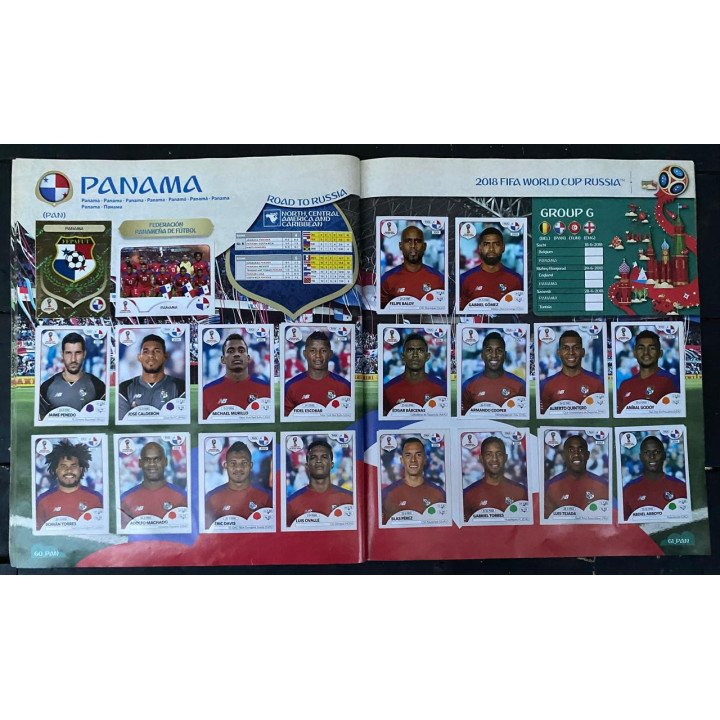 Futbol - Mundial Rusia 2018 Panini Pasta blanda reverso