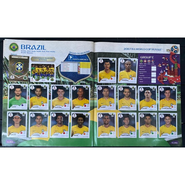 Futbol - Mundial Rusia 2018 Panini Pasta blanda reverso