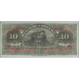 Costa Rica 10 Colones ND1901-8 Ps174r