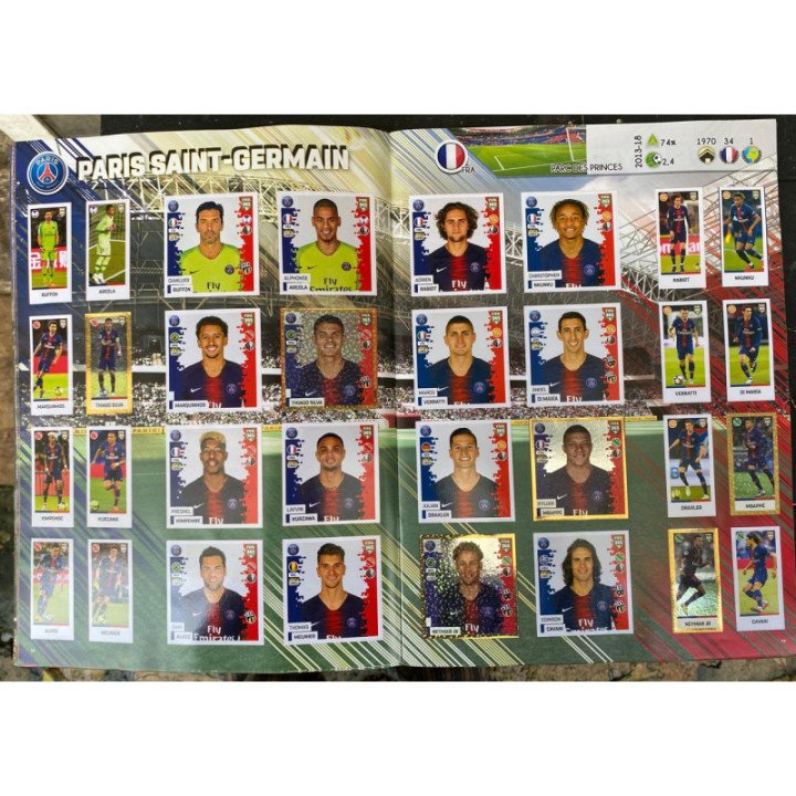 Futbol - Fifa 365 2019 Panini reverso