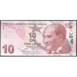 copy of Turkya 10 Liras L1970 (2009) P223g