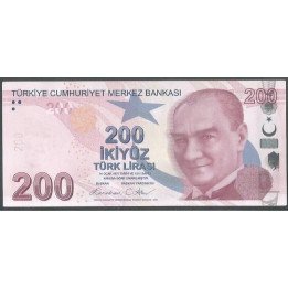 Turkya 200 Liras L1970 (2009) P227g