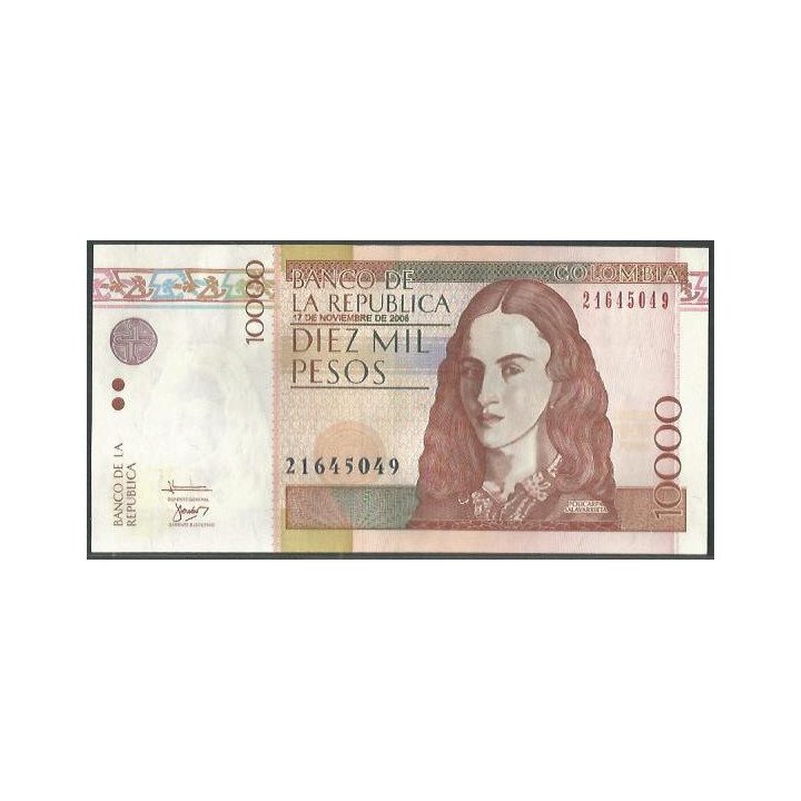 Billete de 10.000 Pesos 17 Nov 2006 BGW631