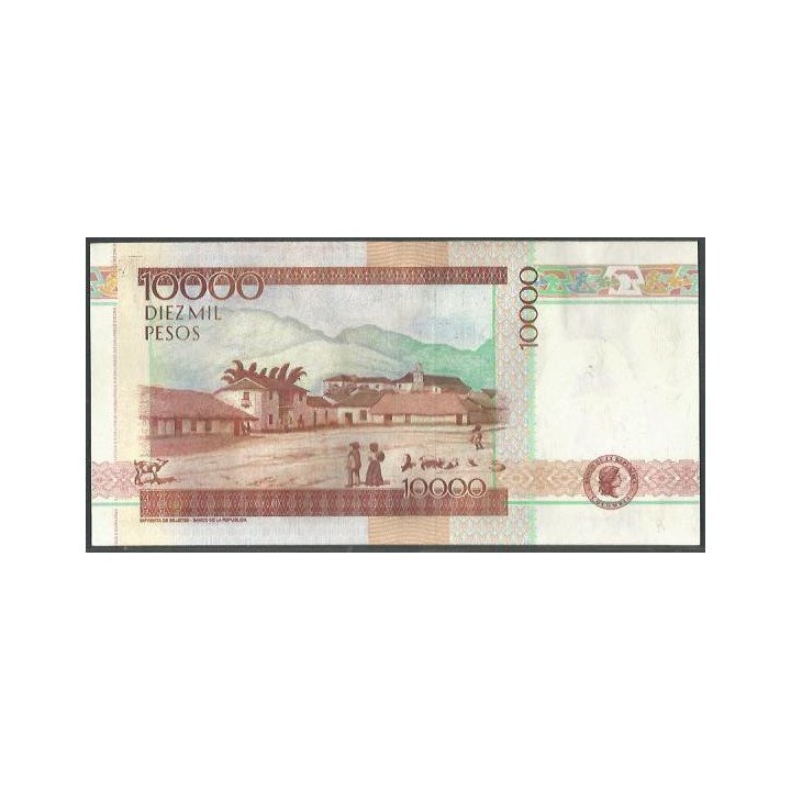 Billete de 10.000 Pesos 17 Nov 2006 BGW631 reverso