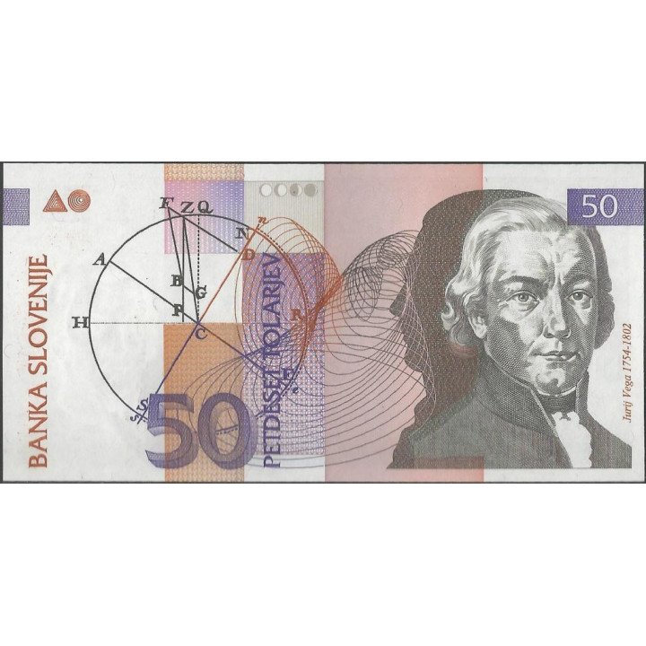 Slovenia 50 Tolarjev 15 Ene 1992 P13