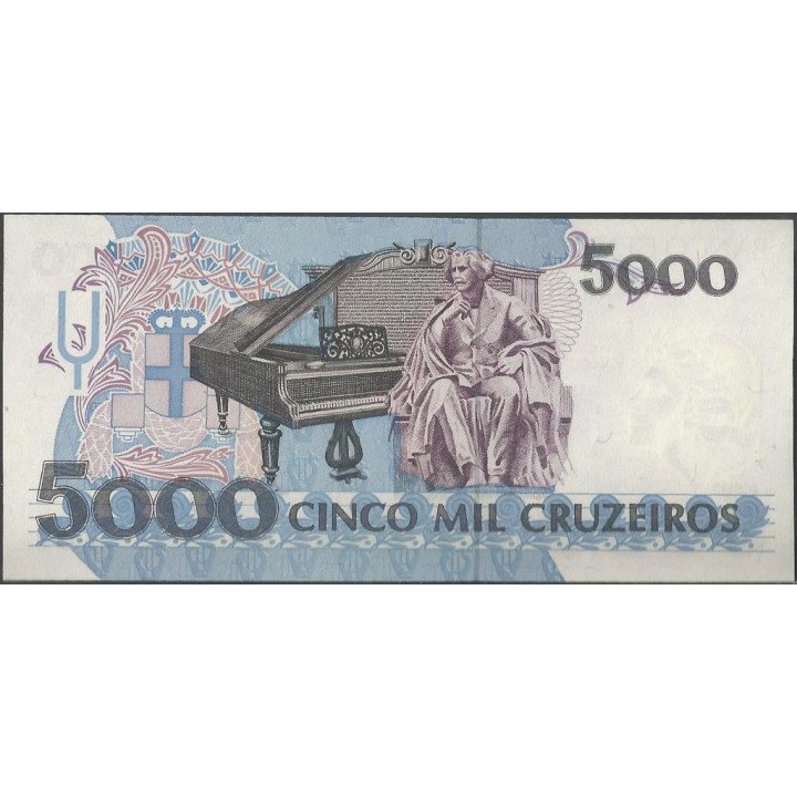 Brasil 5.000 Cruzeiros ND1993 P232c reverso