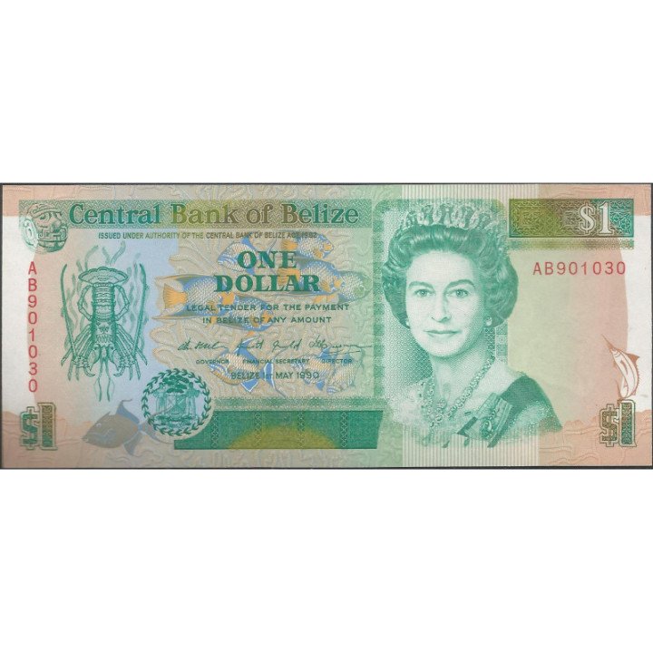 Belize 1 Dollar 1 May 1990 P51