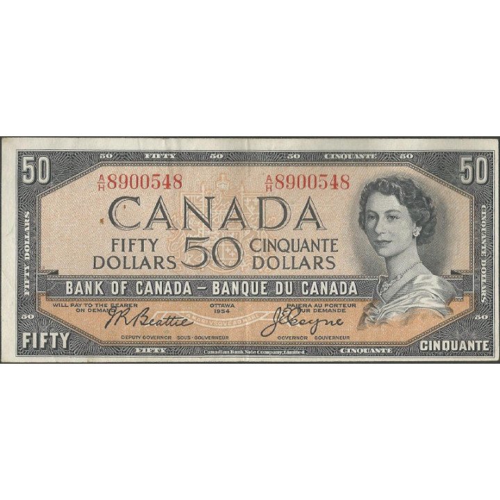 Canada 50 Dollars 1954 (1955-61) P81a