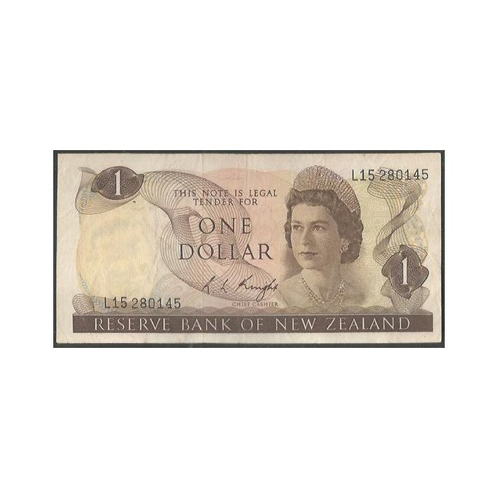 copy of Nueva Zelanda 1 Dollar ND1975-7 P163c