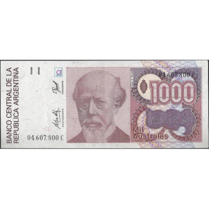 Argentina 1.000 Australes ND1988-90 Serie C P329d