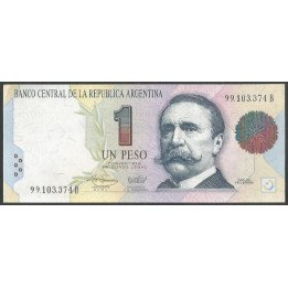 Argentina 1 Peso ND1993 Serie B P339b