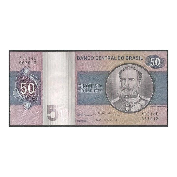 Brasil 50 Cruzeiros ND1974 Firma 18 P194b