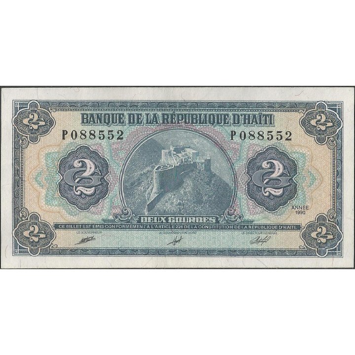 Haiti 2 Gourdes 1990 P254a